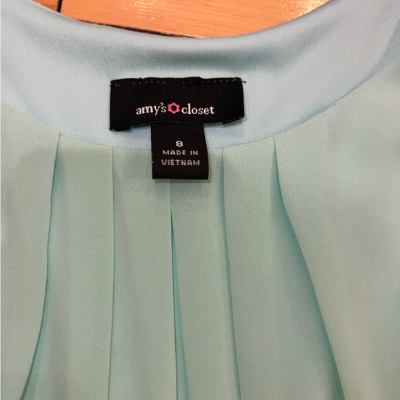 Gauzy mint green dress - Picture 4 of 4